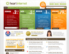 Heart Internet domain and hosting